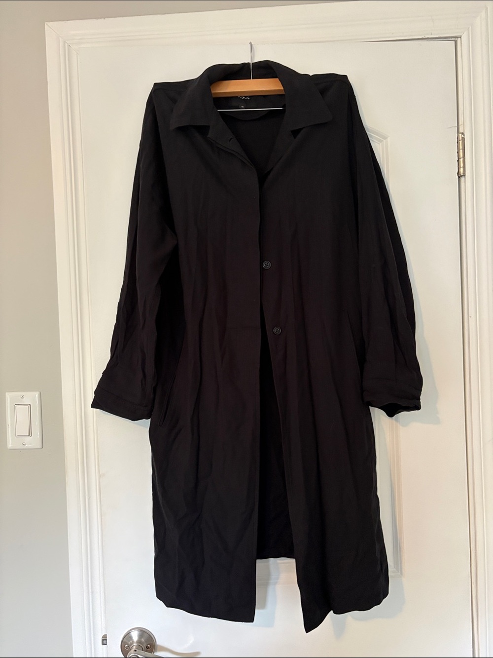 Rails Black Mac Coat